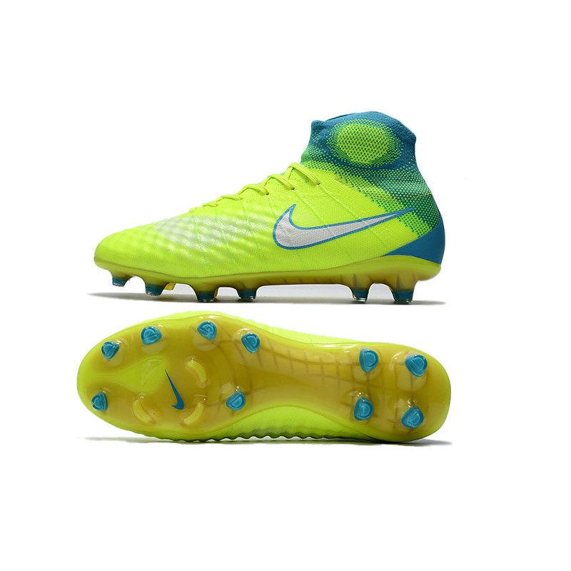 Nike Magista Obra Elite DF FG Men Žlutá Modrý